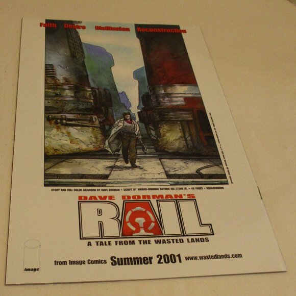 The Red Star Wizard 1/2 Medium Black Red White Graphic Comic Book With COA - Picture 5 of 6